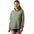 ARIAT LADIES FOUNDATION LOGO 1/2 ZIP SWEATSHIRT